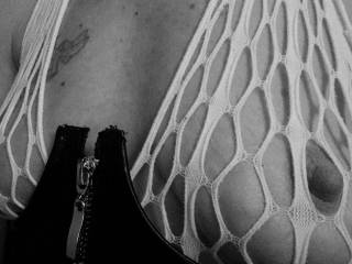 just a pause to lick wifeys nipples..............