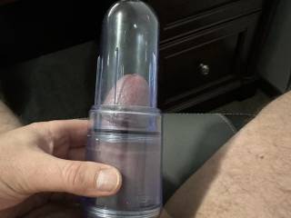 Using my Vacurect pump.