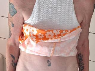 Put knickers on just so she could pull them down to tease