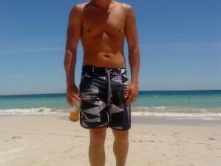 at the beach :)