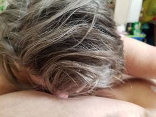 Morning blow job