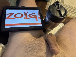 Nude with coffee