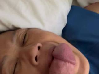Sucking and licking