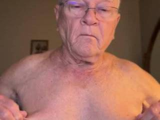 Playing with my nipples