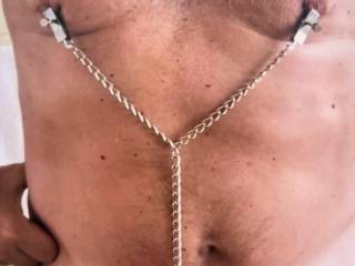 mmmm love my nipple clamps