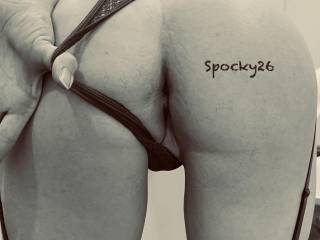 Pulling to the side her pantie teasing 😈 me, tell her what you think just dirty comments