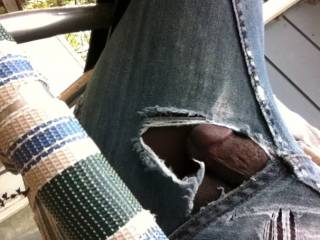 Just ripped my favorite jeans:(