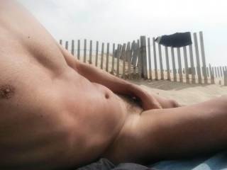 In the beach