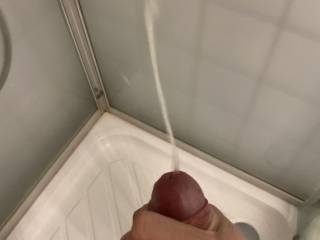 Quickie shower ejaculation. Sometimes you just have to!