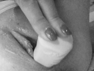 my dildo in my wet pussy