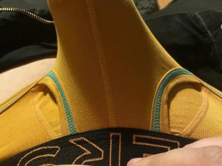 New yellow undies feeling a little horny today