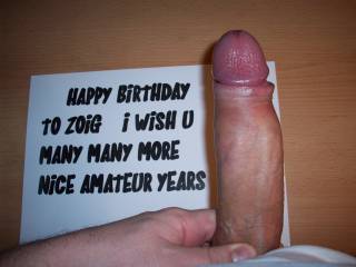 HAPPY BIRTHDAY TO ZOIG