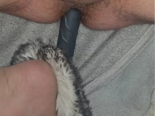 Playing with my toy