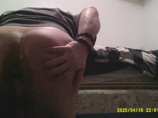 Getting the cheeks out.