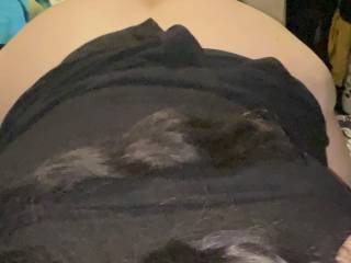 I assumed the position like a good girl! How did I do boys?