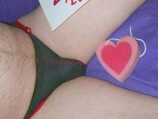 Another side view of my undie as I sit... but, the scene was taken with a FZ10 camera.