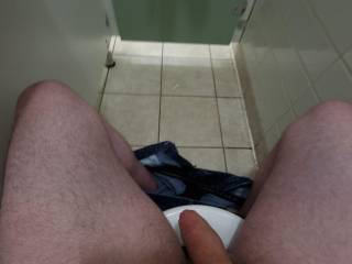 if oyu loked over the door what would ya do when ya see my cock out