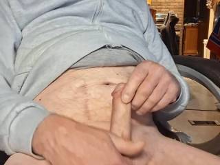 Playing with my cock again