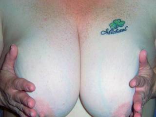 Just a quick pic hubby took this morning when I was getting ready for work. You like?