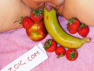 Mmmmm All This Fruit Is Good For You Sooo Who Wants To Be The First To Eat It ???