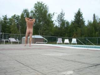At my second favorite nudist camp.