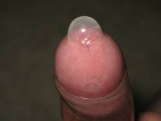 close up dick with condom