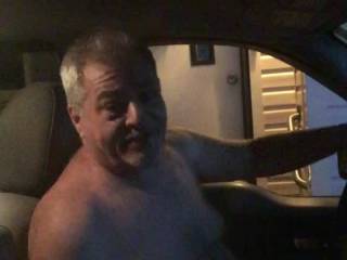I was dared to get in my truck naked drive to a customer\'s house ( and friend) and deliver a package in the nude