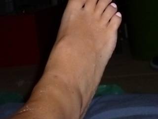 My first ever shot of just my foot .What do you think ?