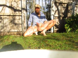 The best place to be, outdoors and hard !!
What would you do if you saw me like this ?