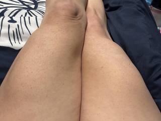 A nice little peak at her pussy just waiting to be fucked
