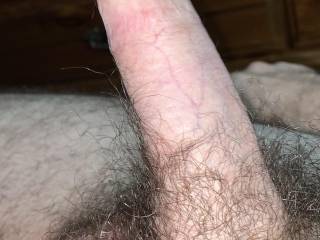 Showing off my erection with sounding jewelry.