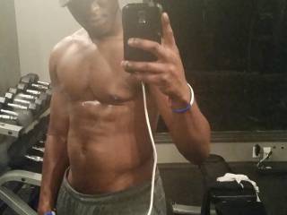 Me after the gym