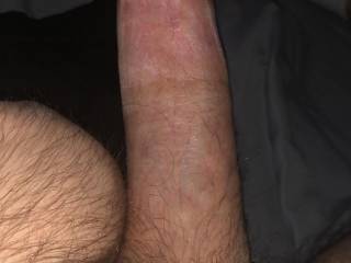 Love how thick my shaft looks here, need someone to suck or ride it