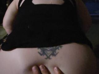 Going through some pics from a few months ago.  Reverse cowgirl, grinding me good.