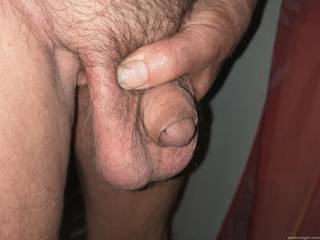 Small cock but big balls.