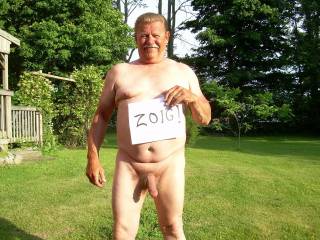 Nice day for hanging out naked!