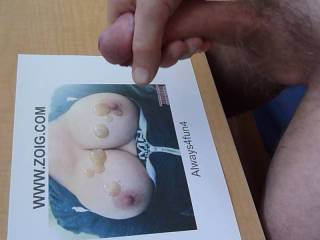 Mrs Always4fun4 has some sweet tits.... gave them a nice load of cum in appreciation....