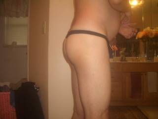 side view of me in my thong