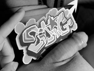 Black and white. Soft but waiting for you to get it hard