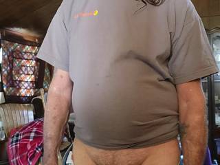 Showing my cock again