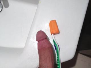 Not fully hard but can I be your new toothbrush?