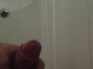 wanking cumming in shower