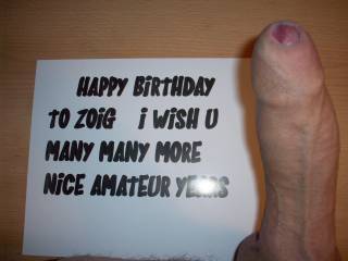 HAPPY BIRTHDAY TO ZOIG