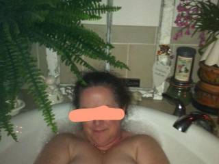 Wife in the tub
