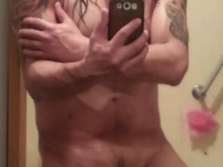 Body shot after shower