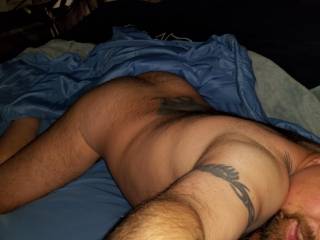 My morning man butt