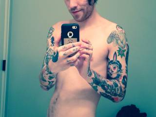 Mirror self in a girls bathroom before we fuck my cock is always rock hard and ready for pussy