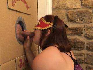 This was a fun night! Hubby surprised me with a gloryhole, he is good to me!😜