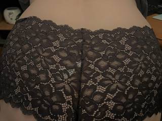 Lace Black Undies!