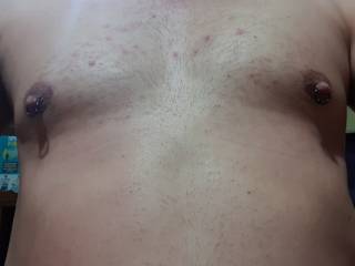 My pierced nipples